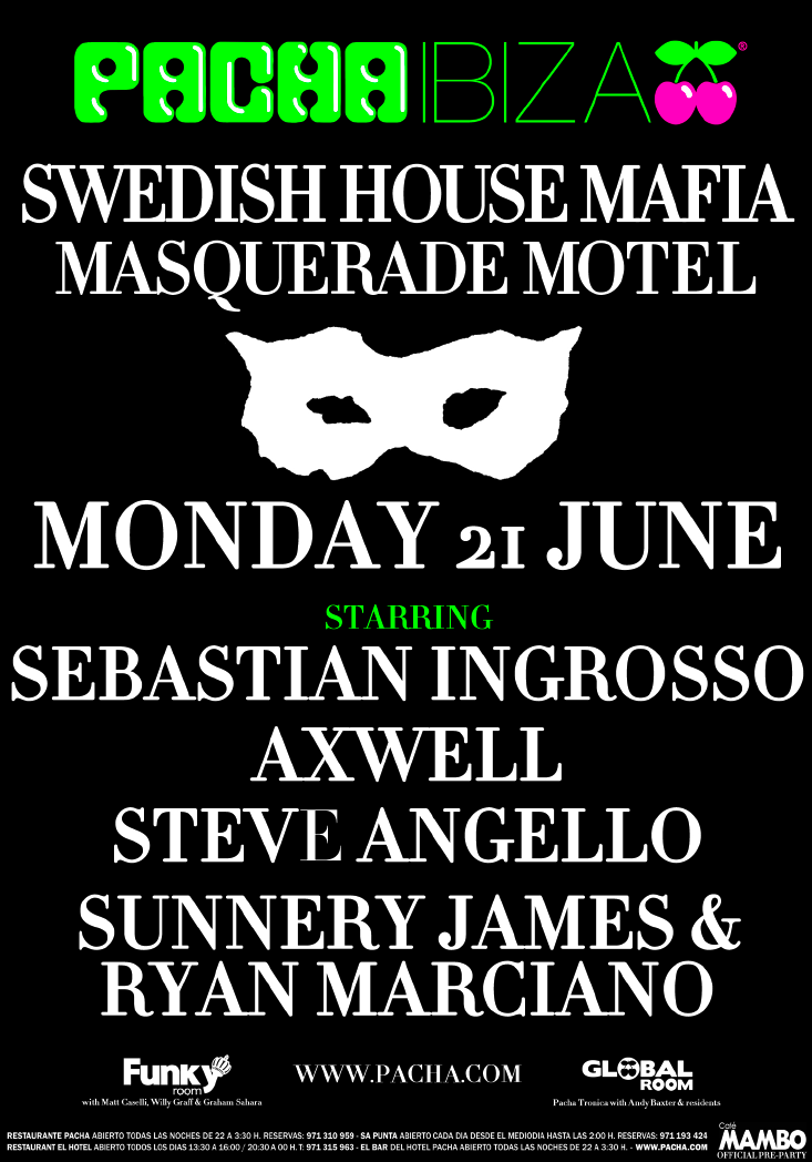 masquerade motel Swedish House Mafia The News Room